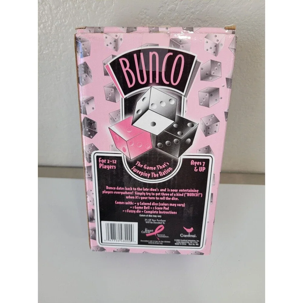 Cardinal bunco dice